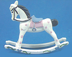 Dollhouse Miniature Rocking Horse
